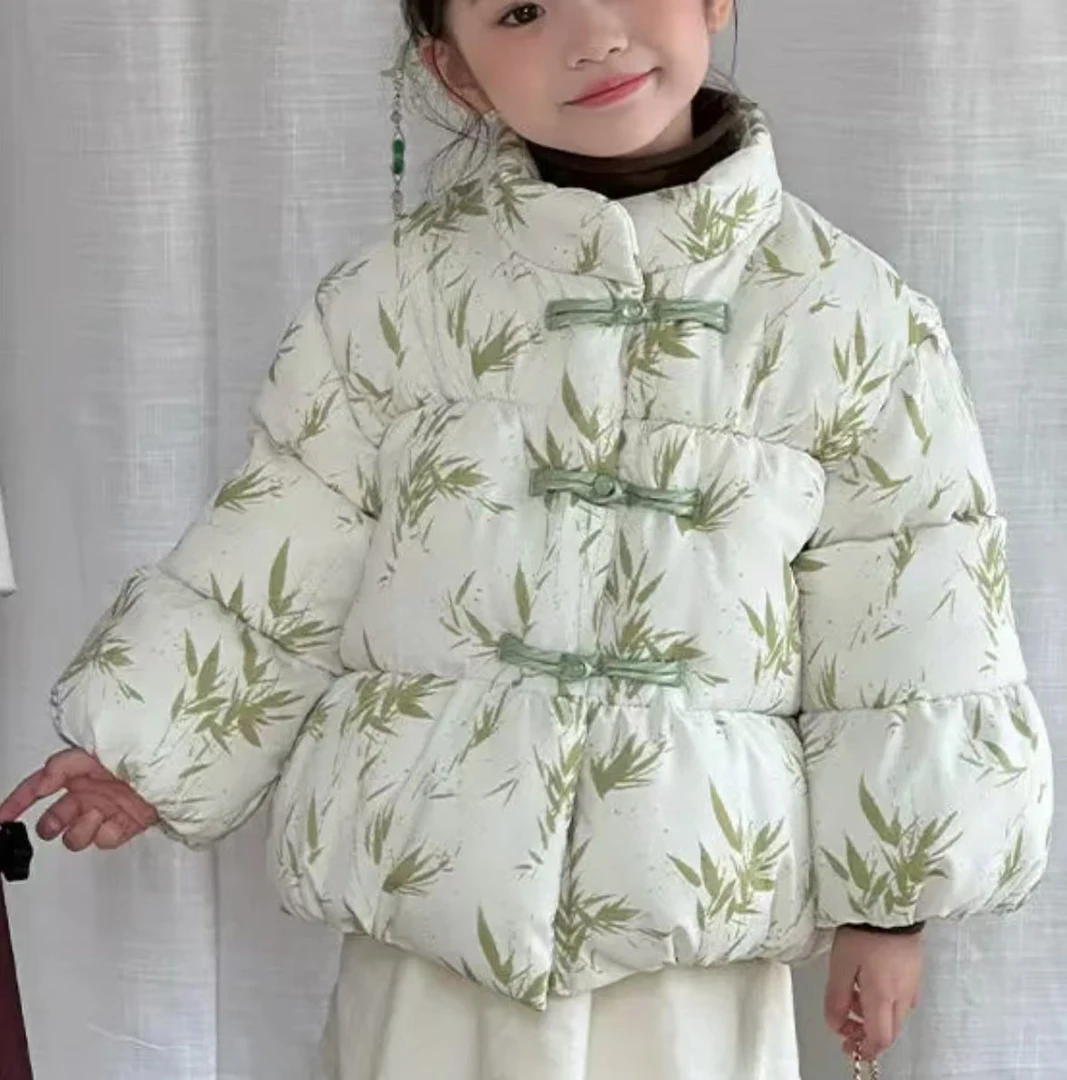 艾俊萱童装2024年秋冬儿童保暖加绒外套LS