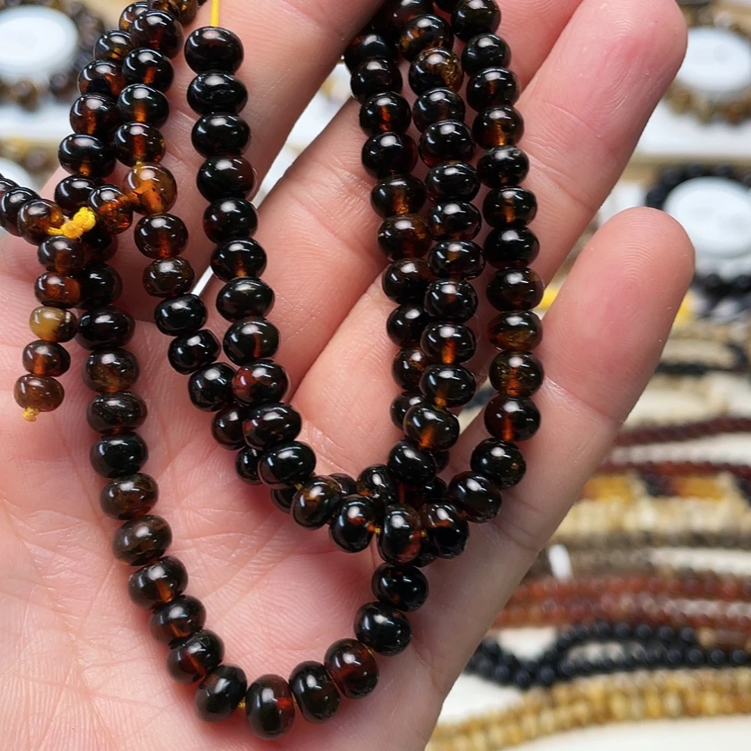 琥珀未镶嵌裸石六