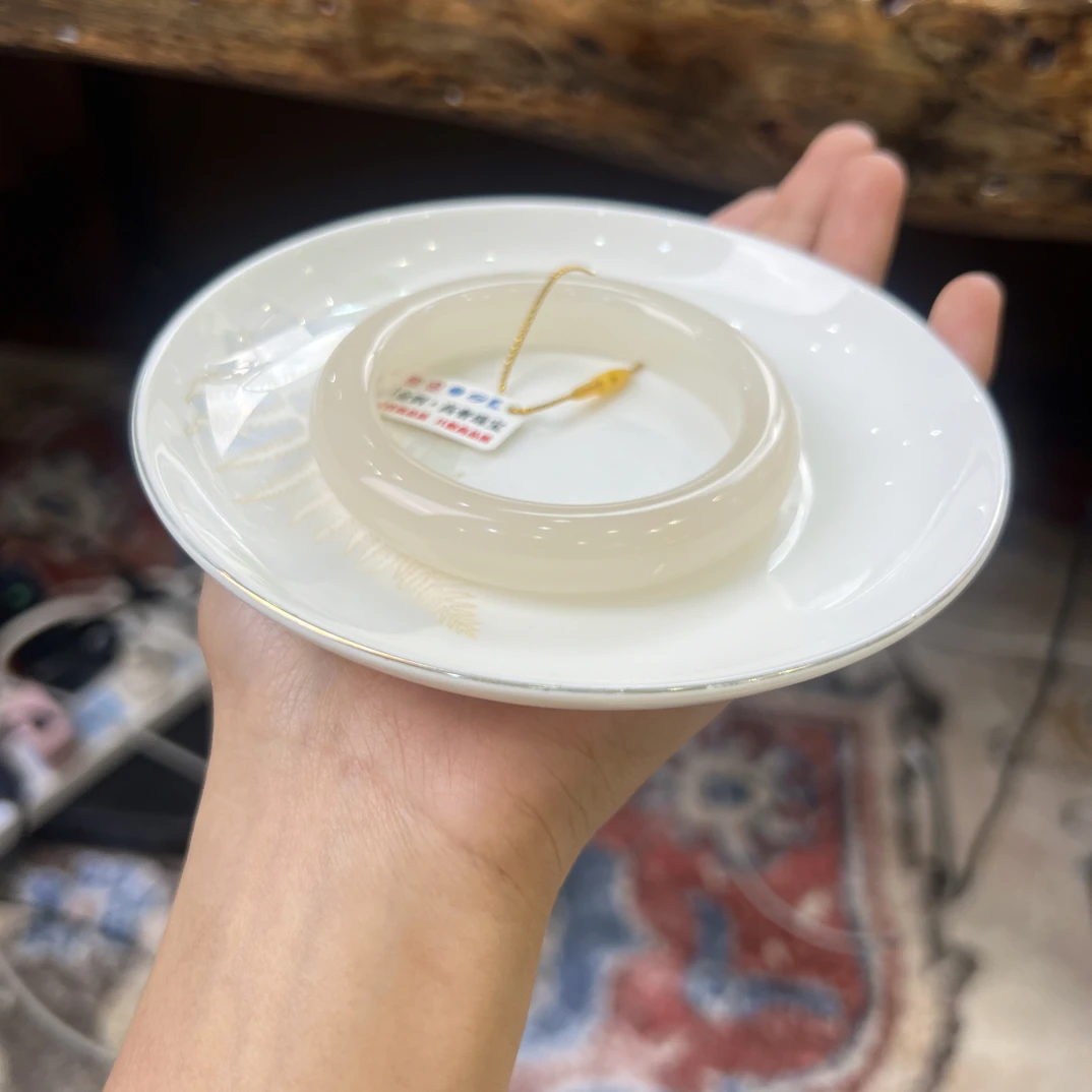 和田玉青海高冰藕粉55