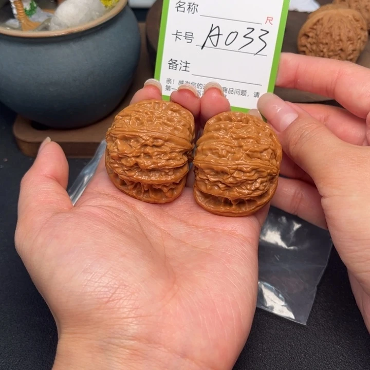 吊坠文玩核桃白狮子