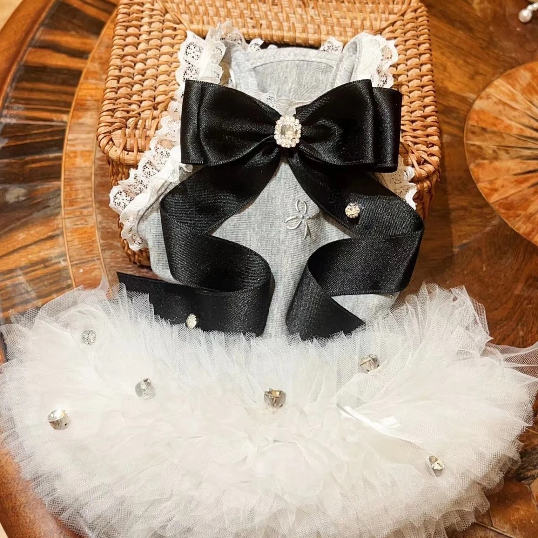 （直播）春夏宠物蓬蓬裙子比熊泰迪约克夏博美小型幼犬狗狗猫咪衣服