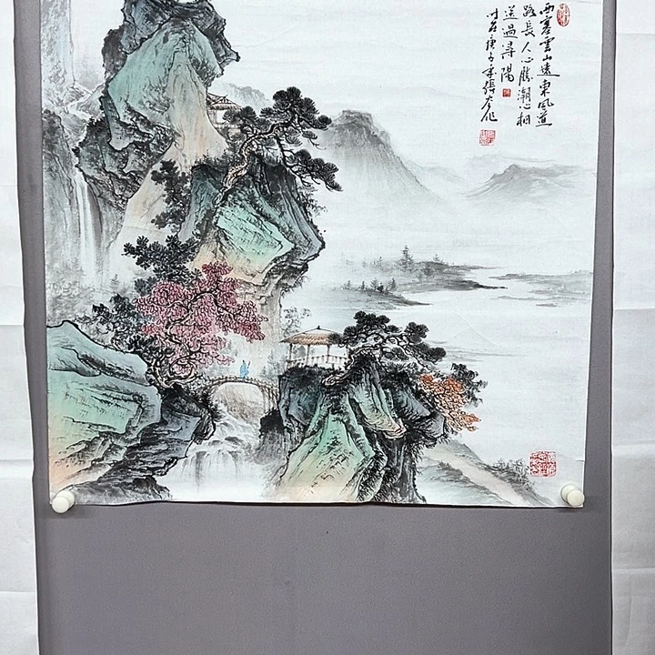 国画中美老师手绘国画作品