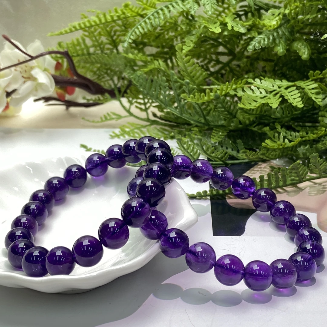 【星浩珠宝】紫水晶手串27-10T15L543【多样性发一件】10mm