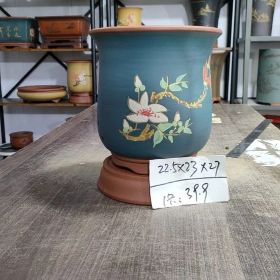 紫砂花盆库存尾货清仓