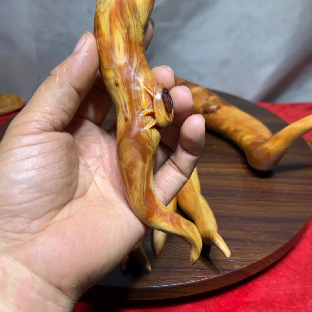 小***兵柏木（崖柏）崖柏手工雕刻富甲一方