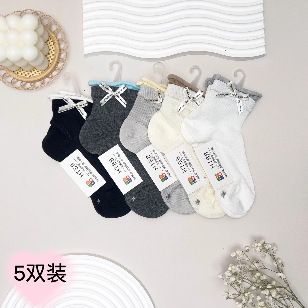 2025夏季儿童男女透气薄款中筒袜百搭浅口时尚日系童袜