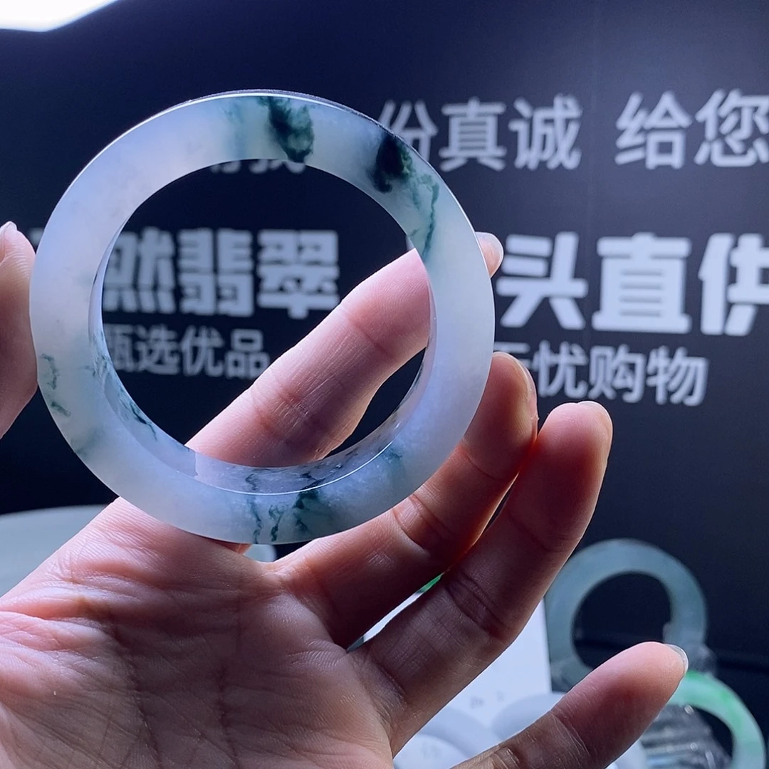 无***子未镶嵌毛胚定制翡翠发一个
