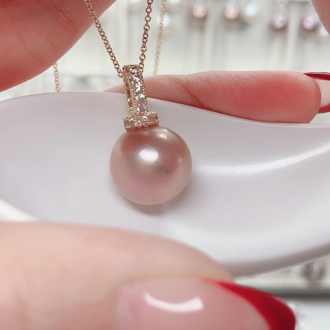 淡水珍珠吊坠(赠链)合金