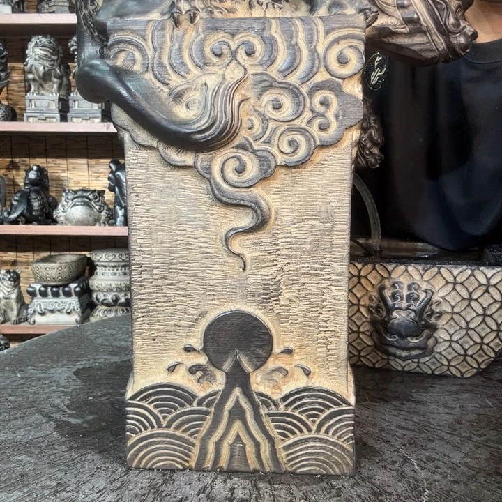 阐***明石材天然青石雕刻打孔