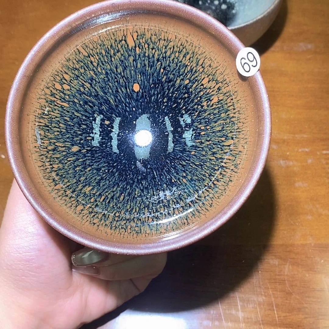 纯手工建盏茶器18纯手工真建盏柴烧69