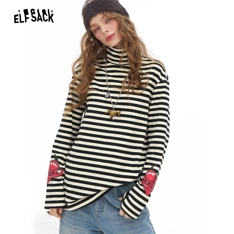 【云c专属】妖精的口袋女士长袖T恤百搭休闲套头显瘦韩版