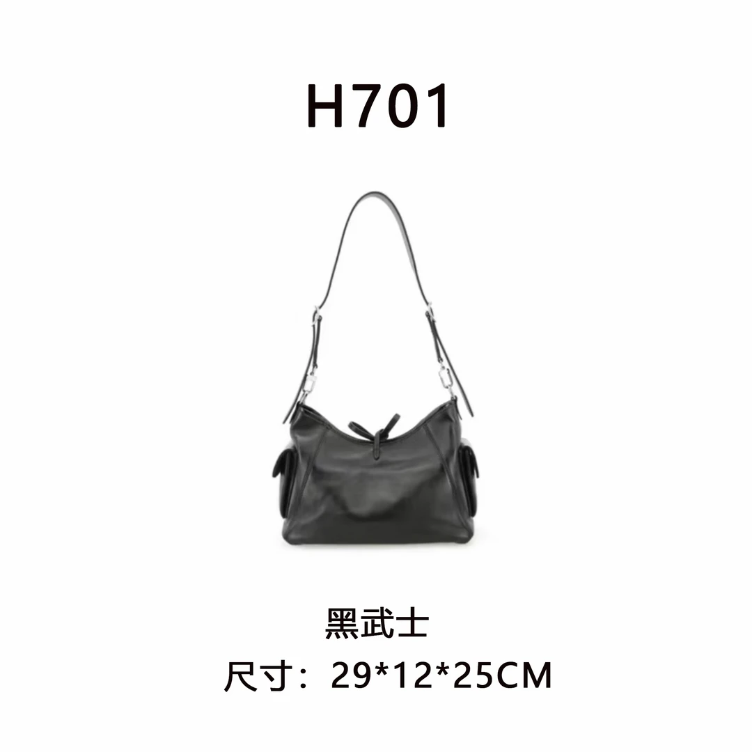 【H701】黑武士（尺寸:29*12*25CM）新款女包黑色