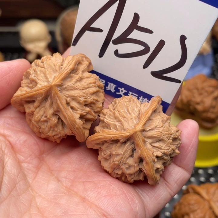 桃核把件盘山三棱35