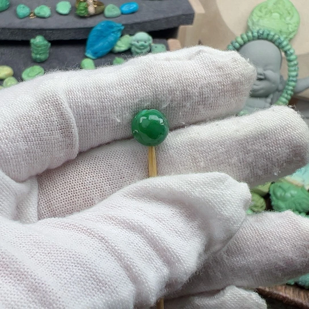 绿松石菜籽黄绿松石z未镶嵌