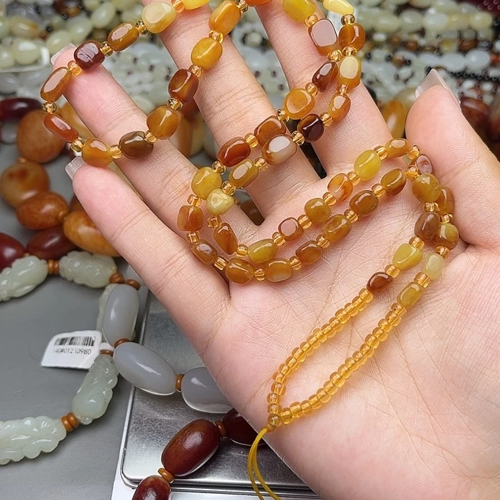 和田玉（糖玉）未镶嵌手链