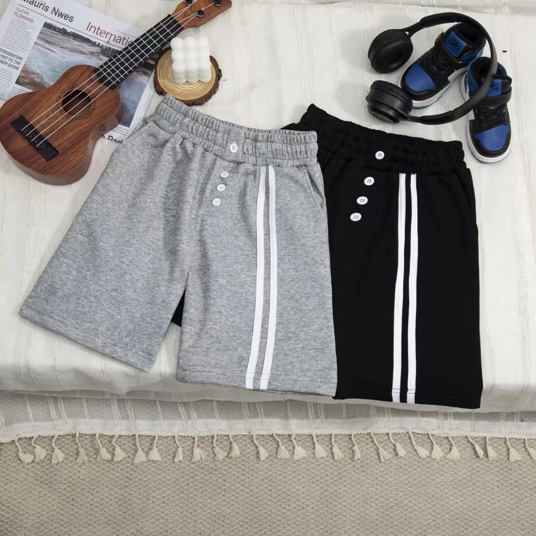 索罗娜潮流时尚短裤夏季针织男休闲裤休闲裤中大童中性运动风夏款