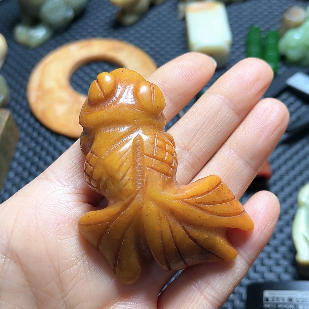 白玉菩提吊坠摆件