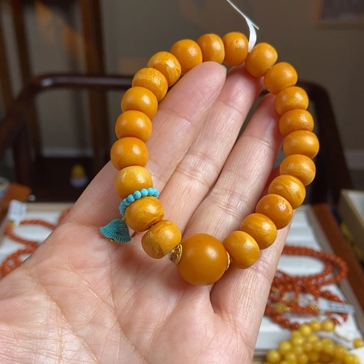 琥珀手链未镶嵌蜜蜡手串11