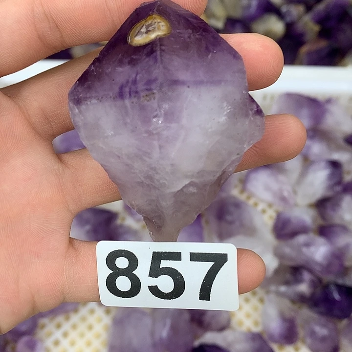 紫晶珠宝半成品未镶嵌