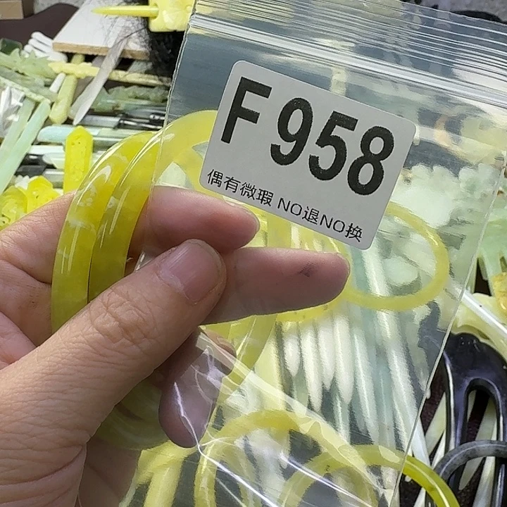 航***合金蛇纹石玉发饰