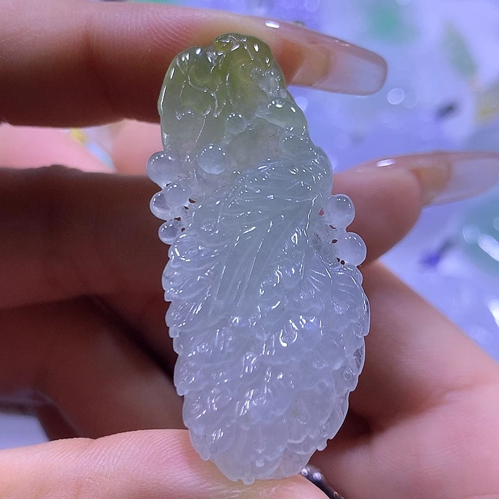 翡翠未镶嵌颈饰天然翡翠A货吊坠