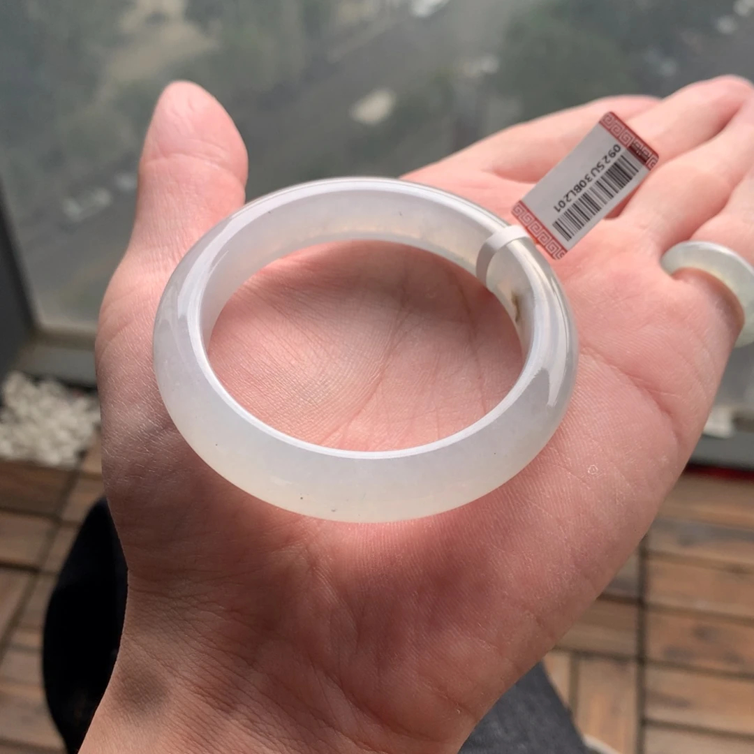 翡翠未镶嵌手镯544号54