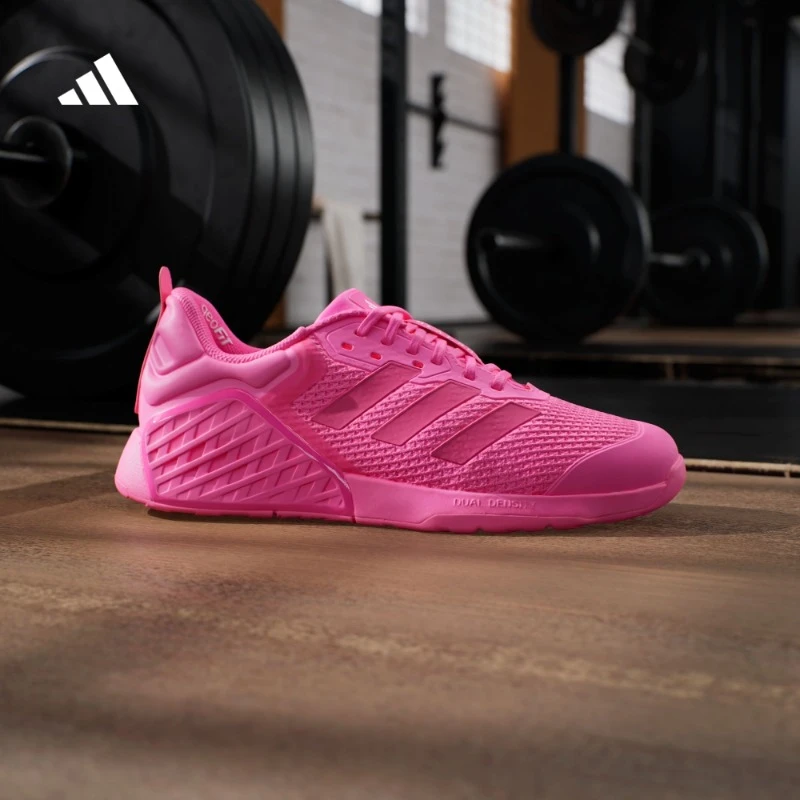 阿迪达斯官方 DROPSET 3全力战将防滑耐磨力量训练鞋女JS0274
