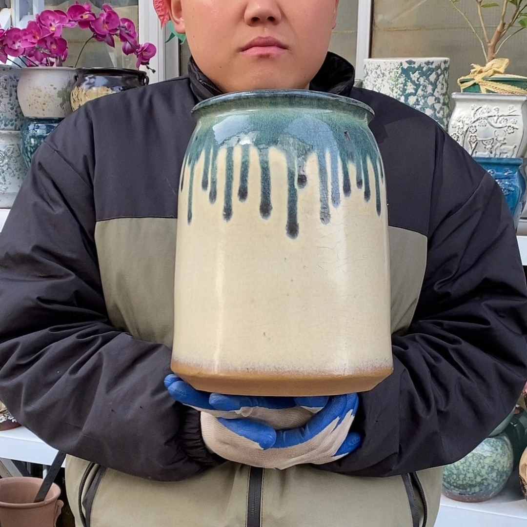 紫砂花盆口口17高26福利