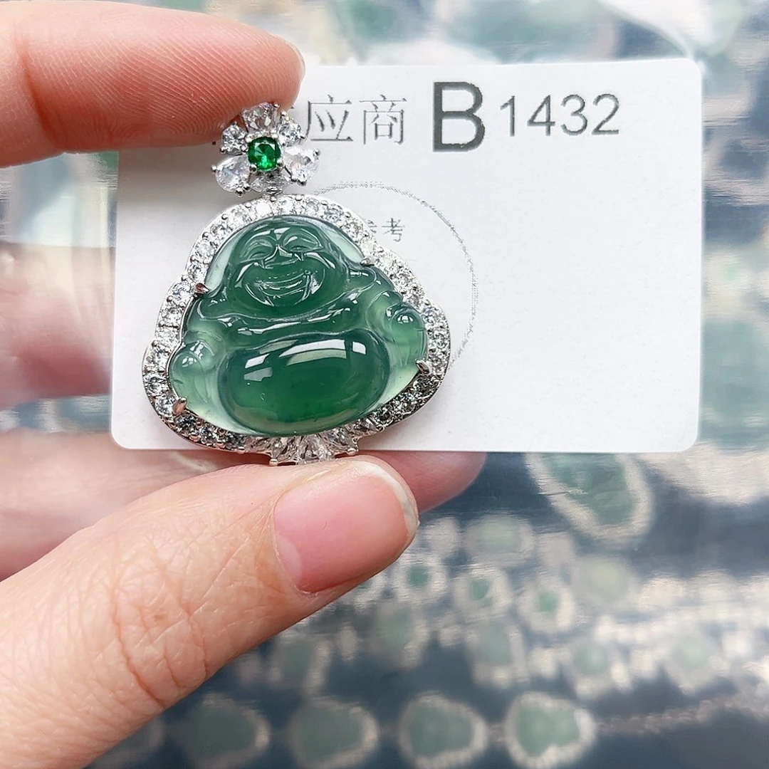 翡翠颈饰未镶嵌翡翠1432