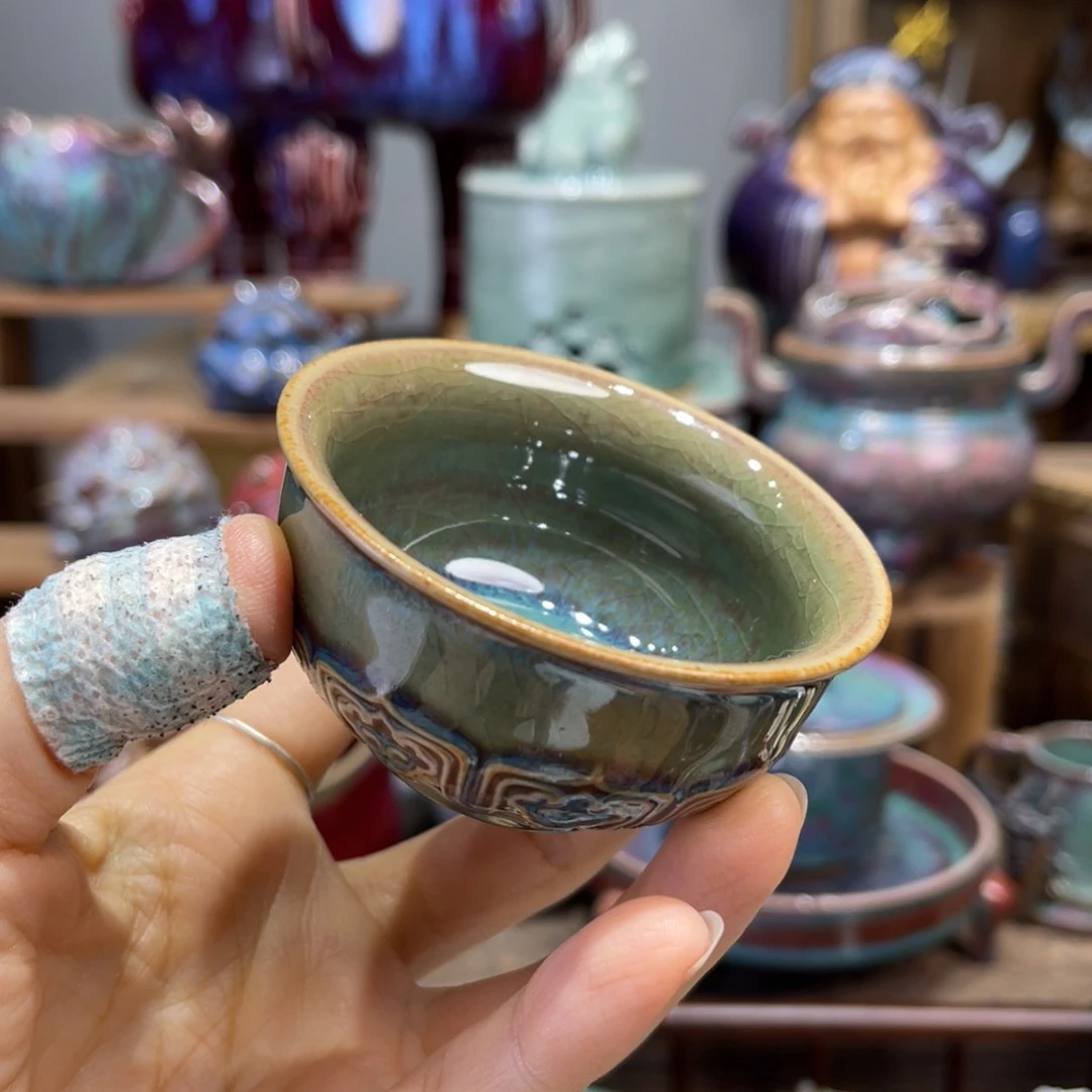 钧瓷美器钧瓷美物横**树