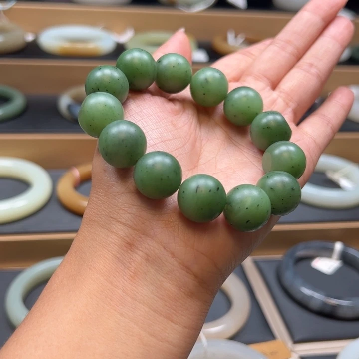 和田玉手镯未镶嵌16mm