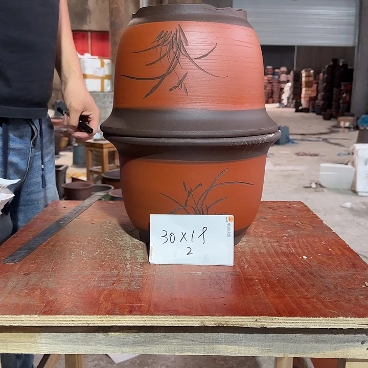 紫砂花盆紫砂花盆