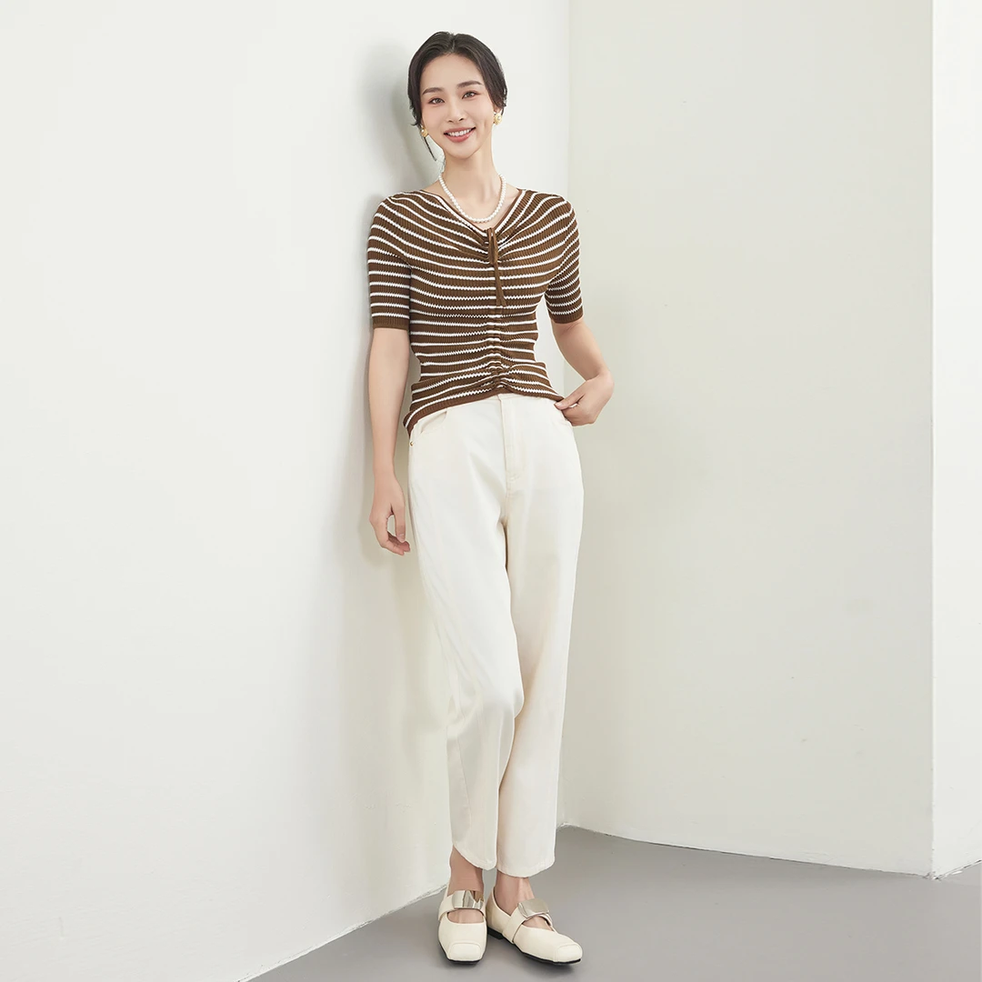【小春子专属】佳人苑针织衫女夏季新款JX425025