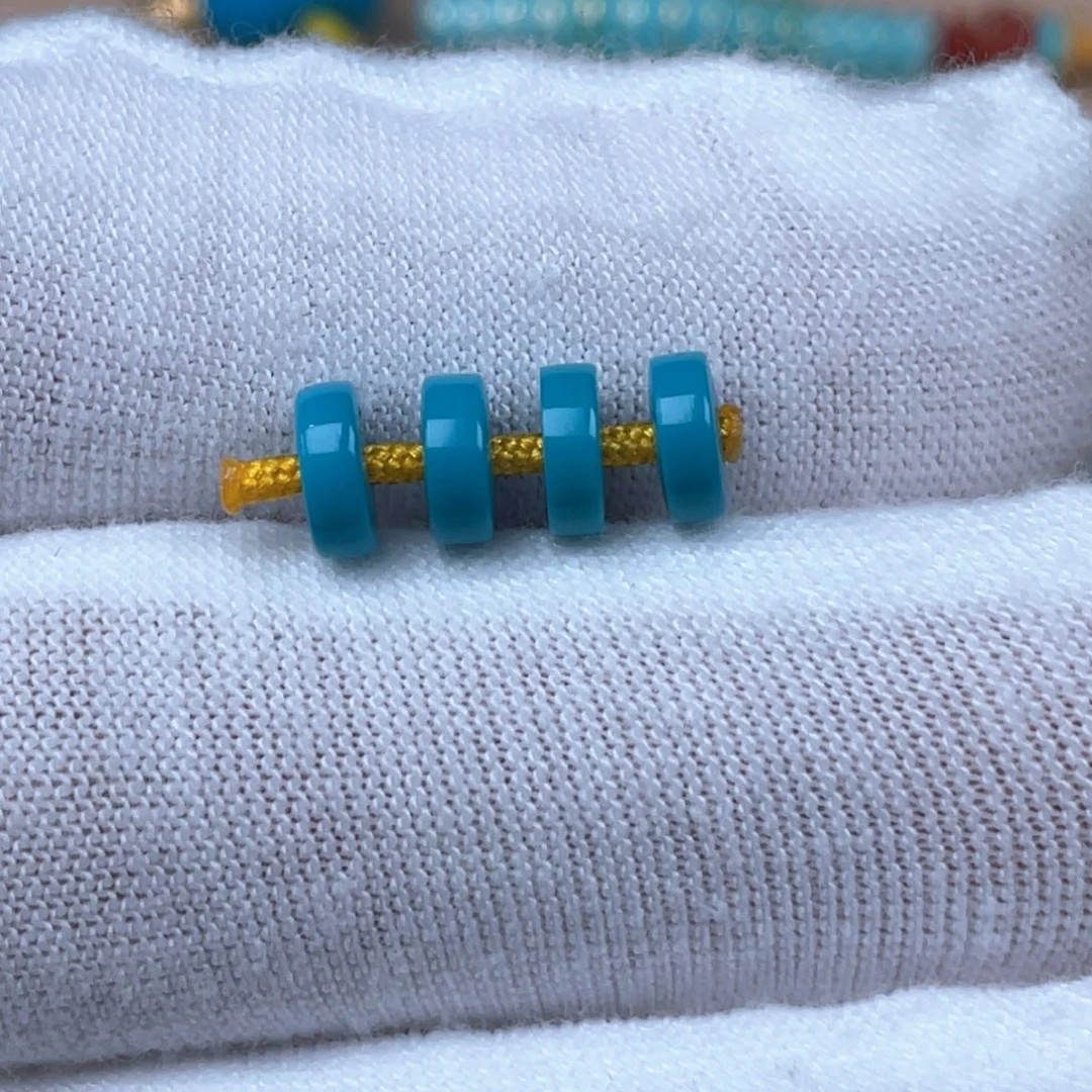 绿松石未镶嵌挂件6✖️2.1mm