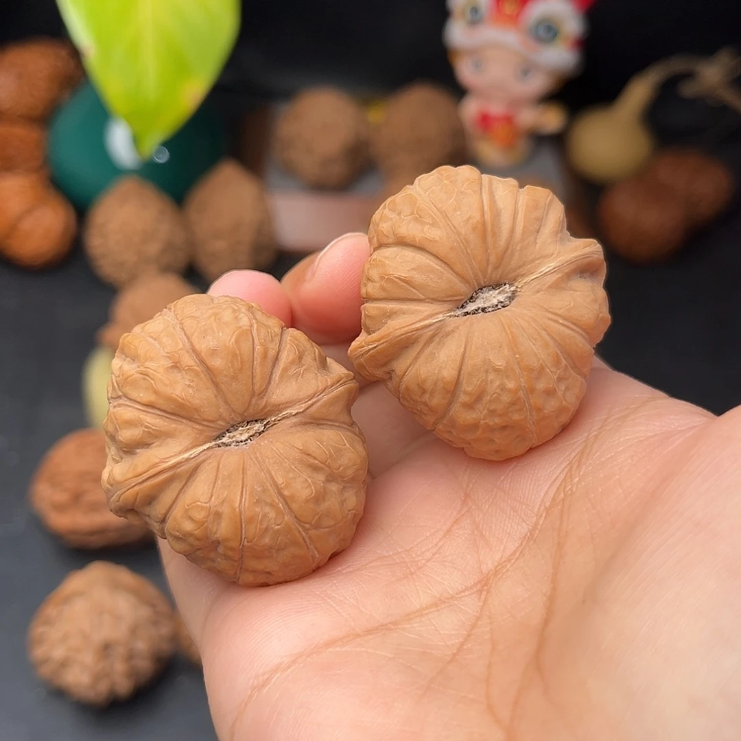 文玩核桃把件南瓜墩全品37