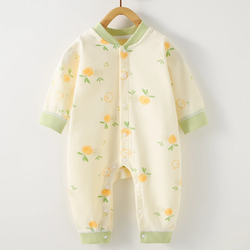 四季款A类纯棉宝宝连体衣婴儿衣服100%全棉新生儿打底婴儿衣服
