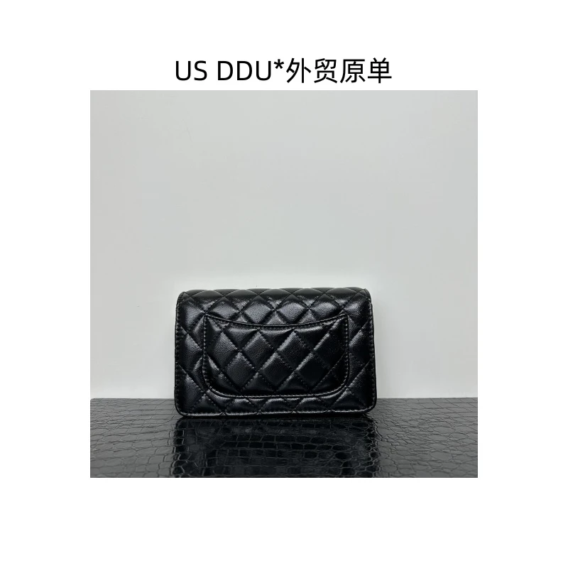 X 黑色珍珠链条沃克包单肩斜挎包6837/H001