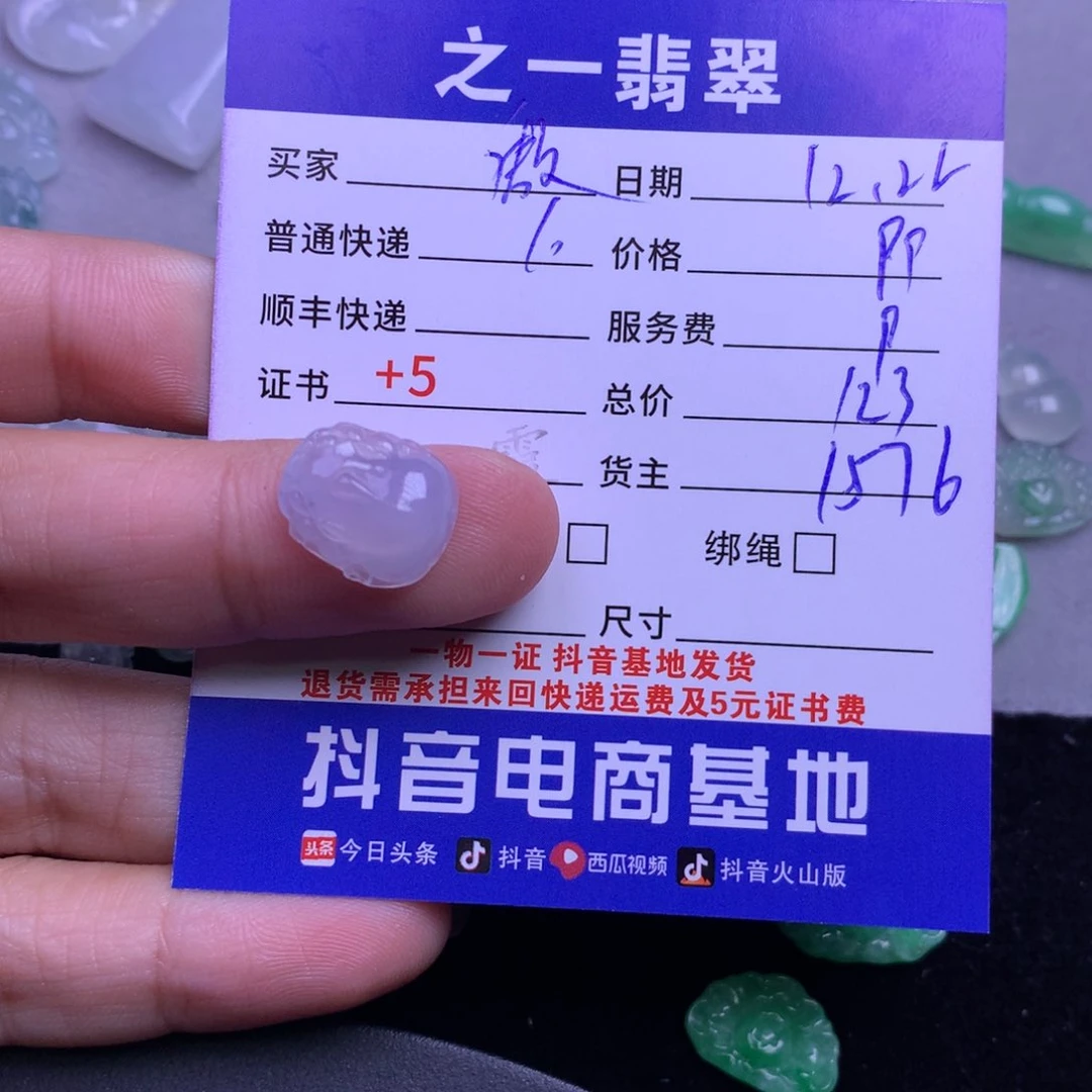 颈饰未镶嵌翡翠傲*