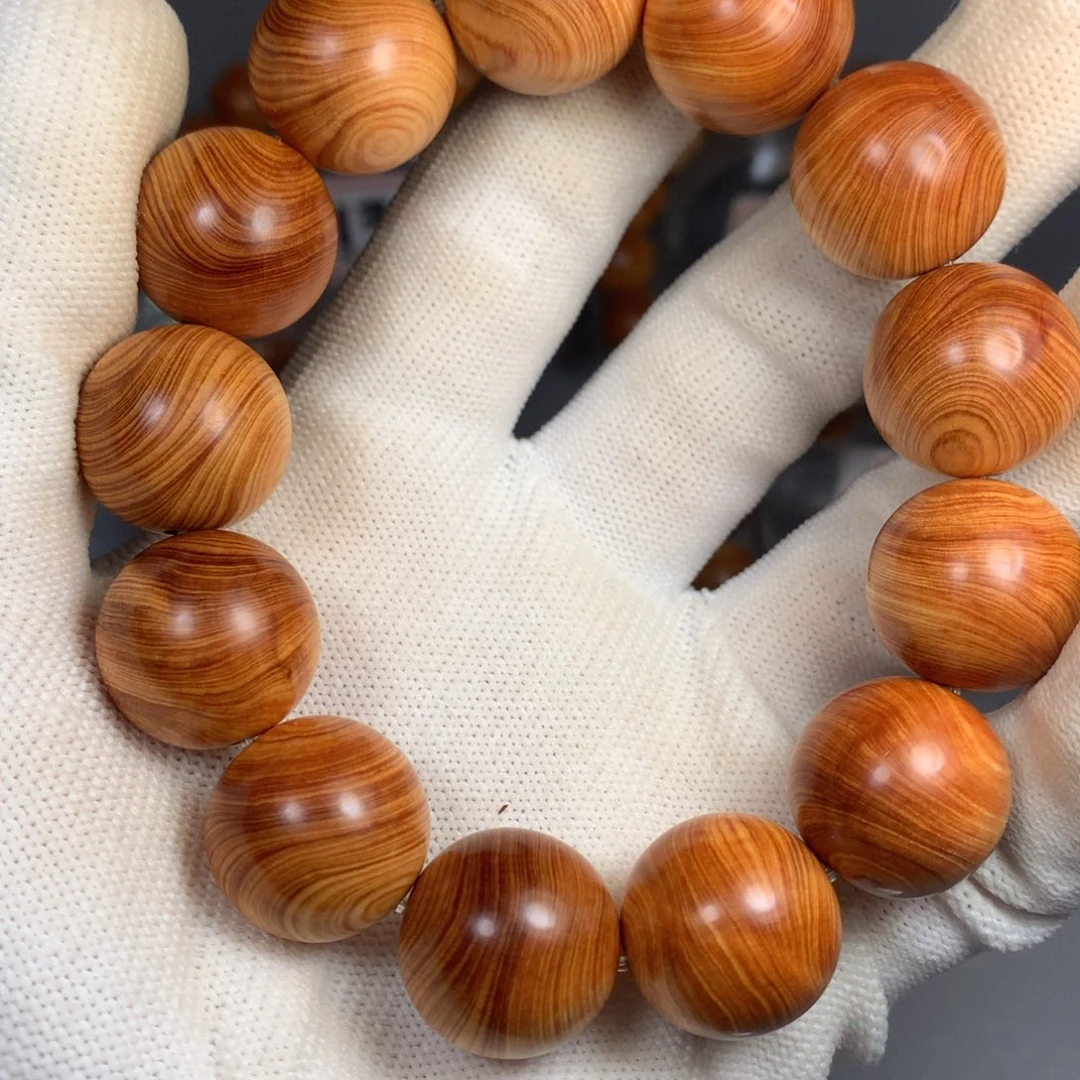 我***谁把件柏木太行陈化崖柏手串