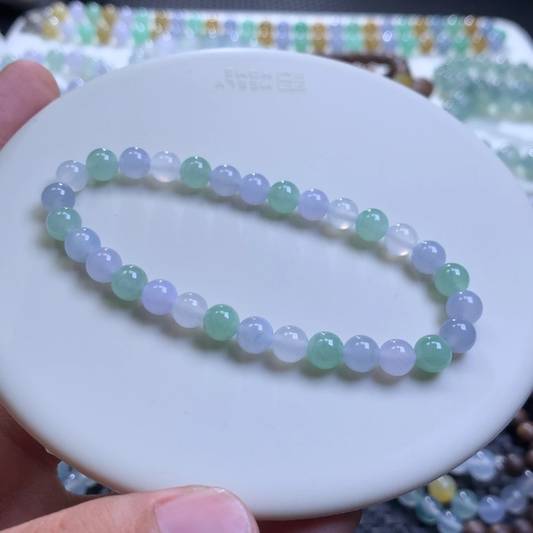 未镶嵌手链翡翠翡翠手串卡6