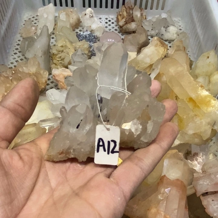 水晶水晶原石摆件未镶嵌解**馆