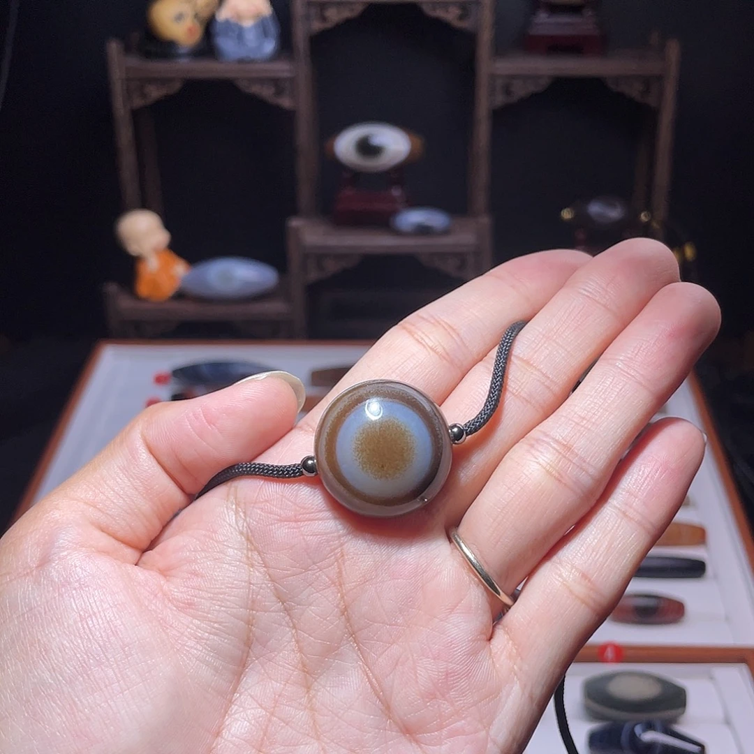 玛瑙/玉髓未镶嵌吊坠(赠链)