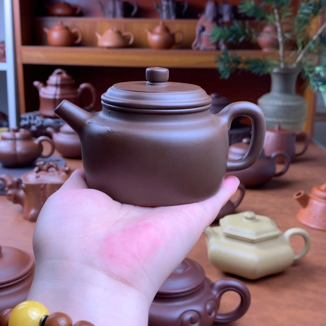 茶壶紫砂半手工德钟容量200