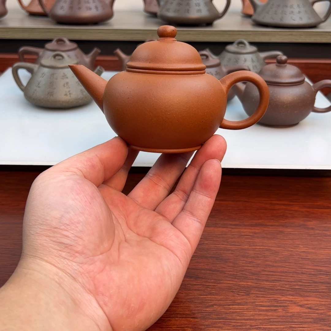 茶壶紫砂水平：175cc 老红泥