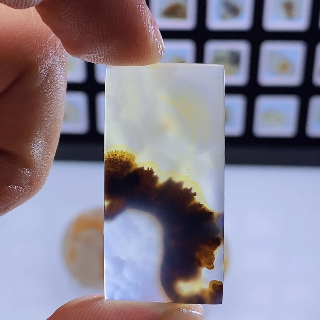 玛瑙/玉髓未镶嵌吊坠(不含链)417