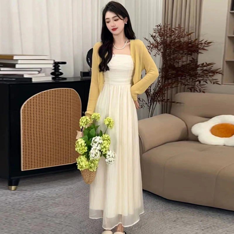 【Meng】【有里布】2025新款女装气质时尚百搭收腰显瘦连衣裙1583