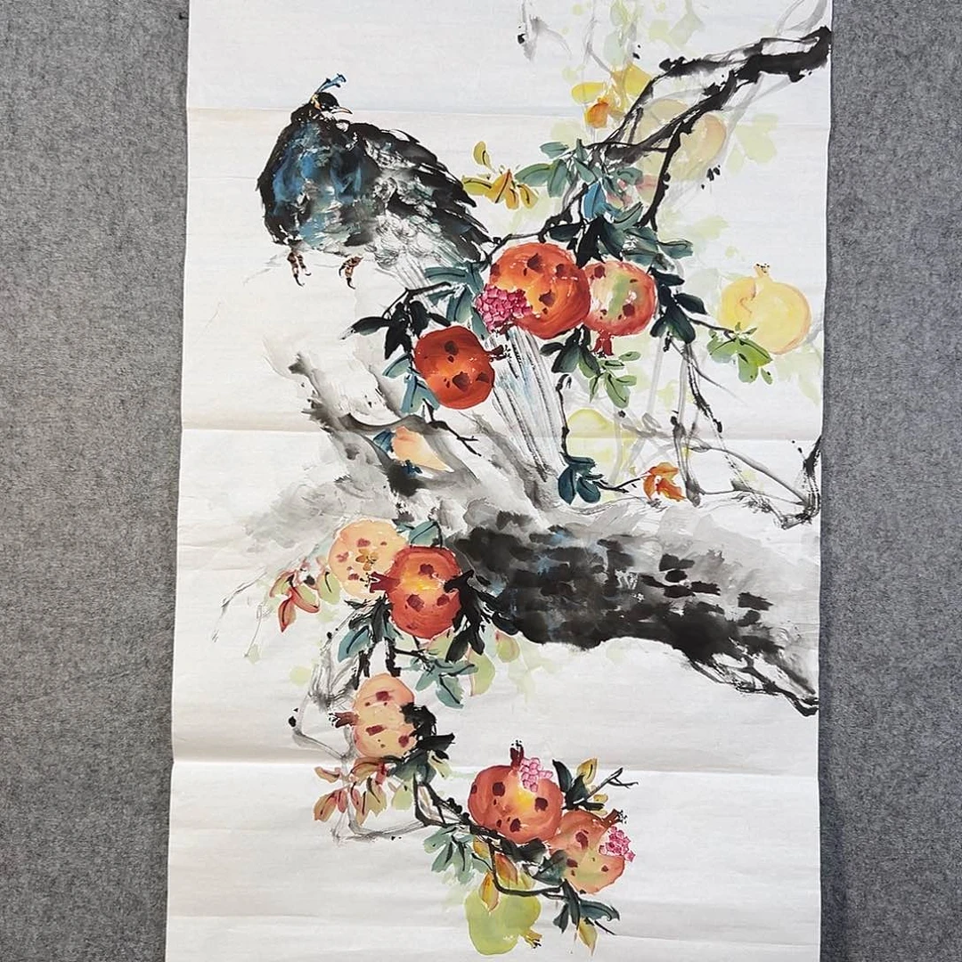 国画342 花鸟在此处飞翔也不太可能