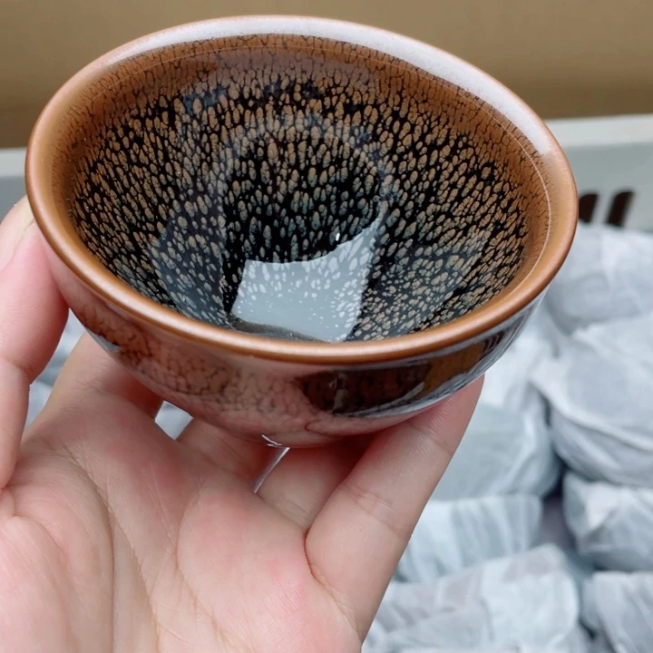 茶盏建窑建盏主人杯束口