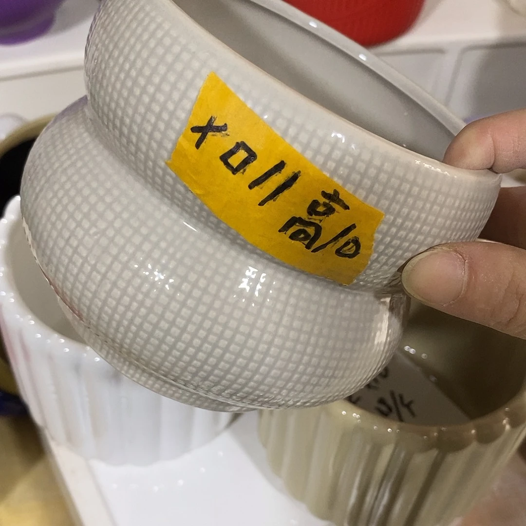 杯子陶陶盆有孔 瑕疵介意勿拍