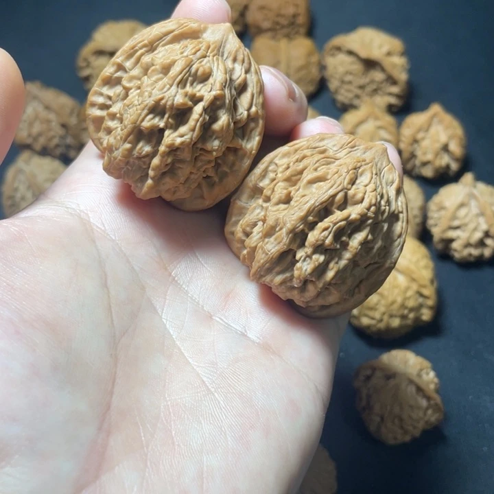 把件文玩核桃麦虎40mm